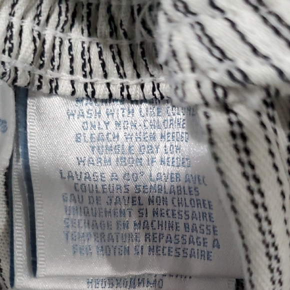 Vintage Striped Baby sailor Overalls dress with Black Buttons size 6M - Picture 8 of 11